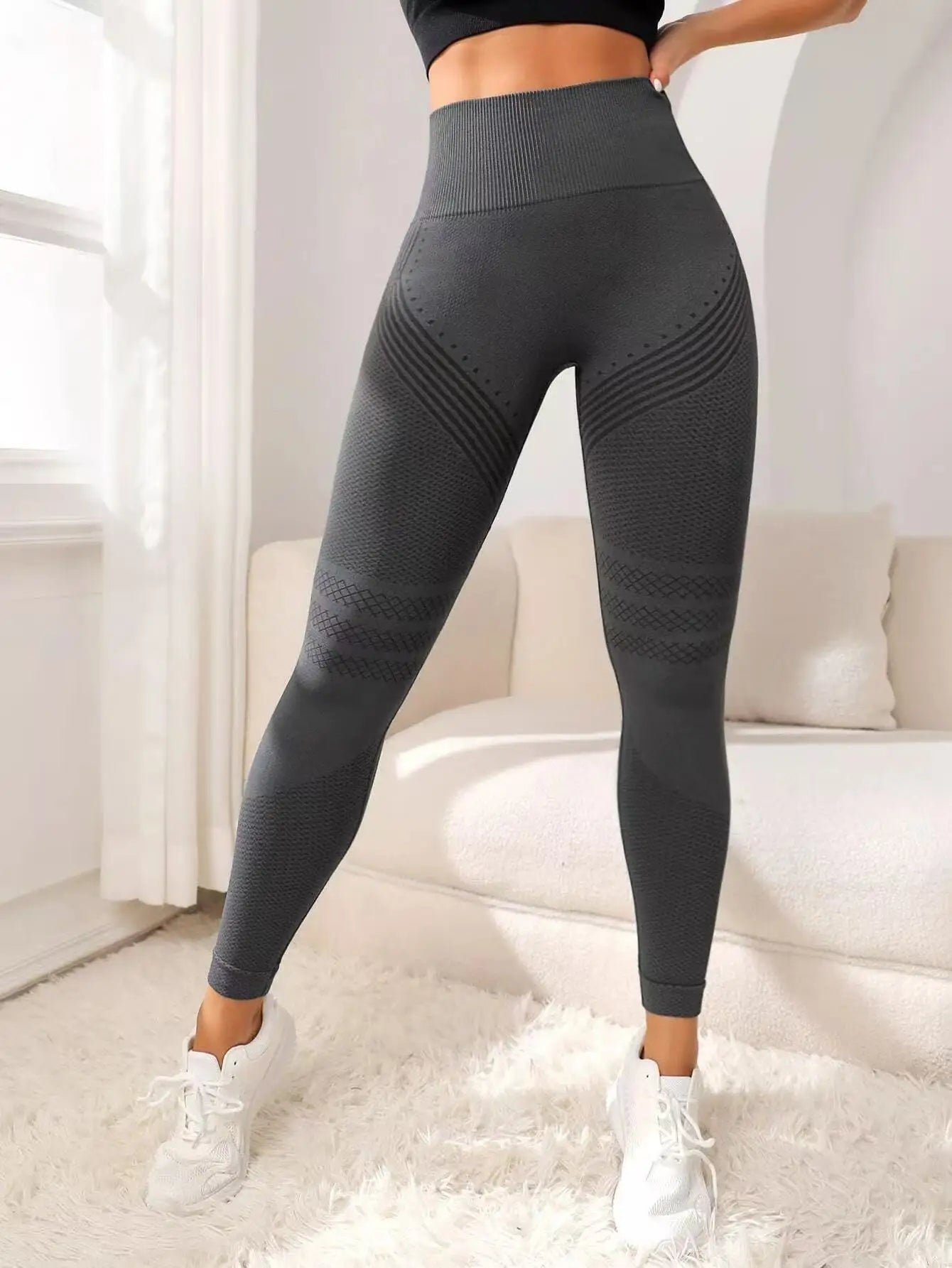Women'S Cellulite 3D Leggings, High Waisted Butt Lifting Tummy Training Control, anti Cellulite Legging for Gym Workout Yoga